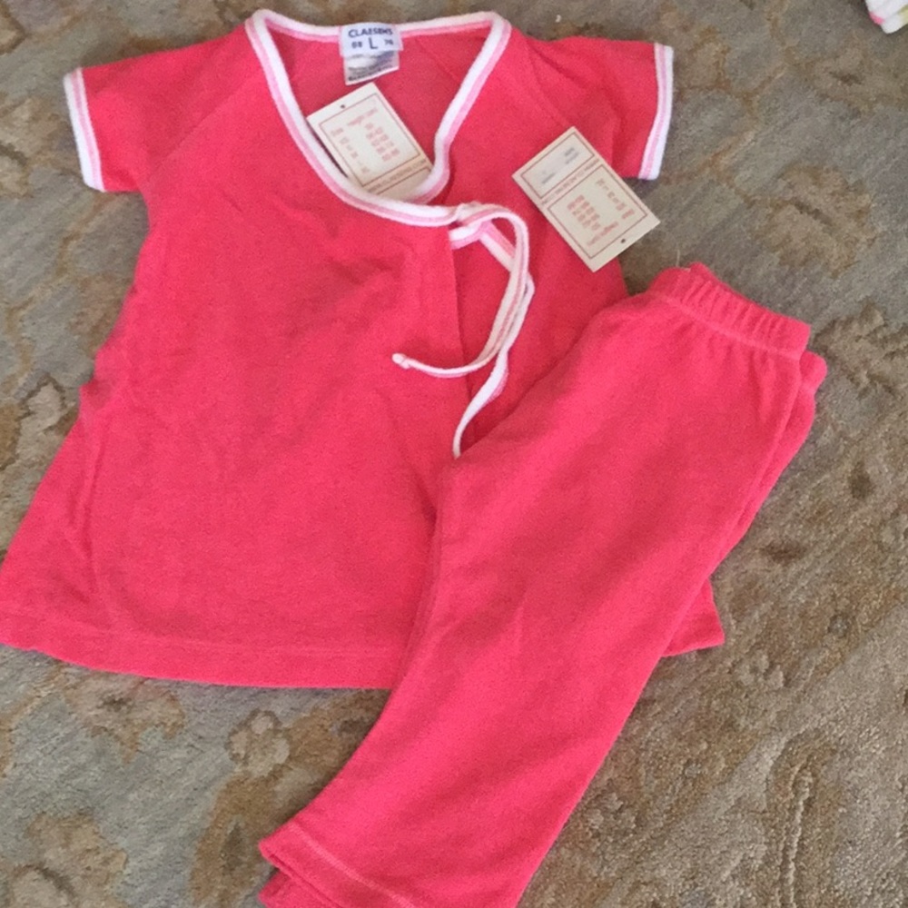 Claesen’s Girls 12-18 Months Pink 2 Piece Cover Up
